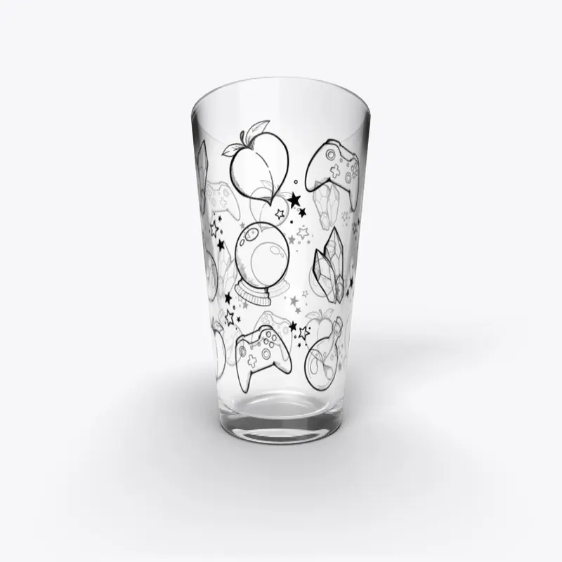 Glass with No logo, Just pattern